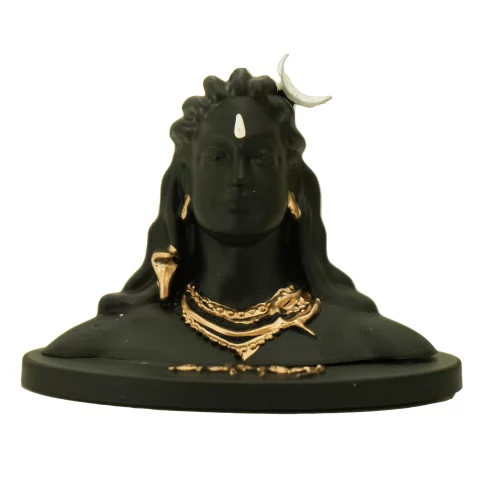 Be kind Adiyogi Idol Statue | Polyresin Adiyogi Symbol of Power, Wisdom, and Spiritual for gift & return gift (Black)- 3inch
